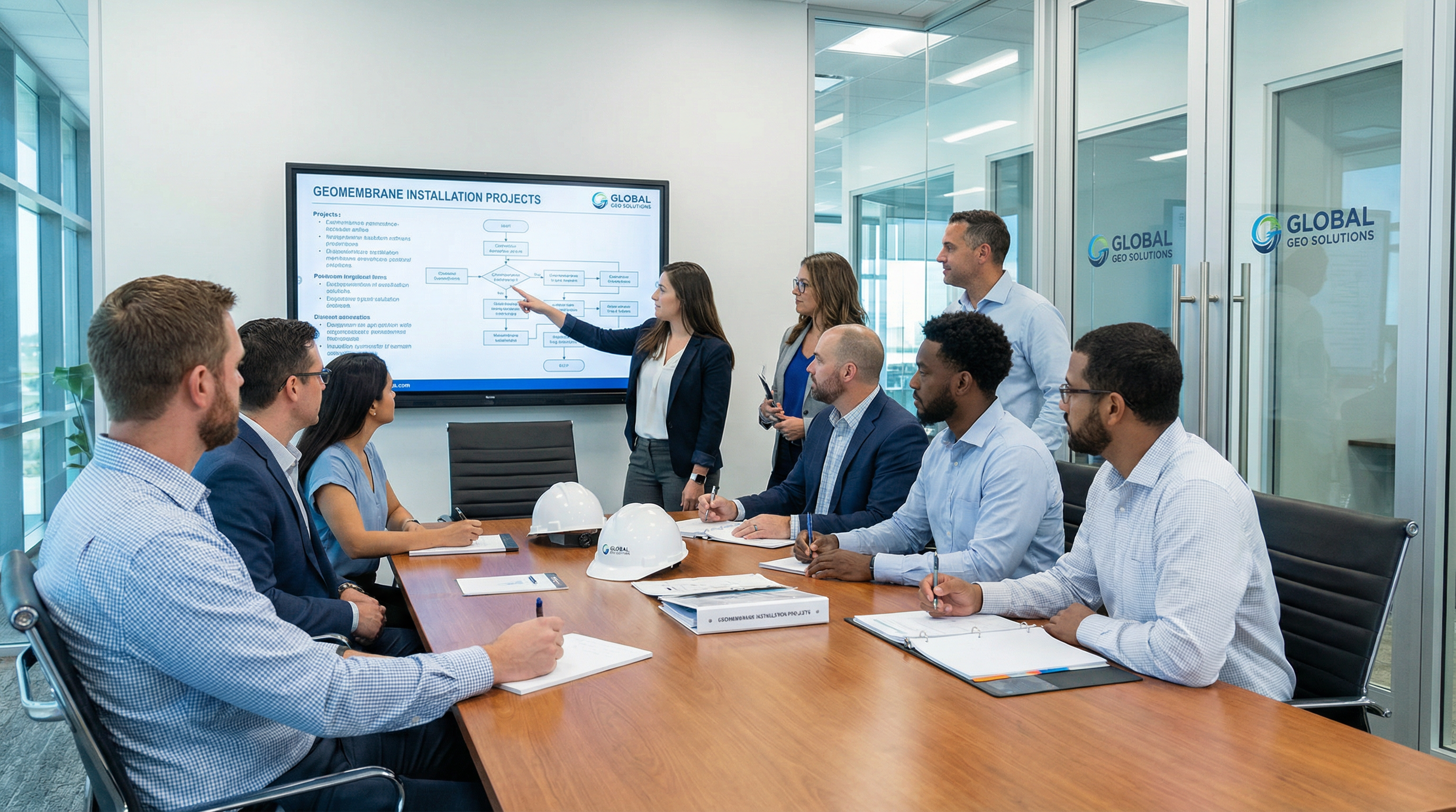 Professional engineering team